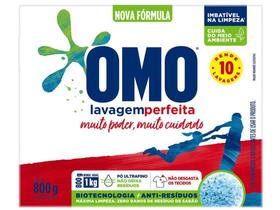 Kit Sabão em Pó OMO Lavagem Perfeita 2 unidades com 800g