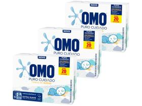Kit Sabão em Pó Omo Puro Cuidado