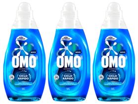 Kit Sabão Líquido 1,4L 3 Unidades OMO