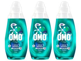 Kit Sabão Líquido 750ml 3 Unidades OMO