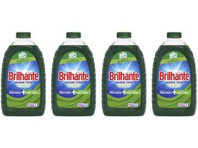 Kit Sabão Líquido Brilhante Higiene Total - 4 Unidades 3L Cada