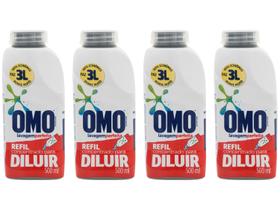 Kit Sabão Líquido Concentrado Omo