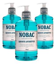 Kit Sabonete Antisséptico Nobac Triclosan 500ml 03 Unidades