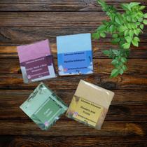 Kit Sabonete Artesanal Algodão, Flores e Frutas, Capim Limão e Cereja e Avelã.