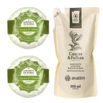 Kit Sabonete Cascas E Folhas Avatim