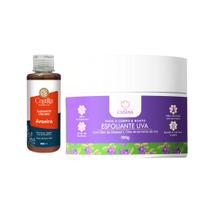 Kit Sabonete Castilla 200mL (Rosas ou Aroeira) + Esfoliante Fio Cabana 300g Vegano e Perfumado Kit Sabonete Castilla 200mL (Rosas ou Aroeira) + Esfoliante Fio Cabana 300g Vegano e Perfumado