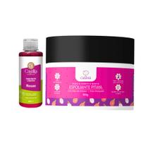Kit Sabonete Castilla 200mL (Rosas ou Aroeira) + Esfoliante Fio Cabana 300g Vegano e Perfumado Kit Sabonete Castilla 200mL (Rosas ou Aroeira) + Esfoliante Fio Cabana 300g Vegano e Perfumado