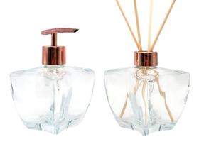 Kit Sabonete Cromado E Difusor Estrela Transparente 280 Ml