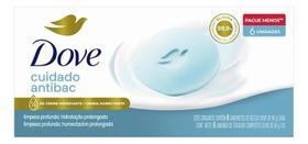 Kit Sabonete Dove C/6 Unidades 90G Cuidado Antibac