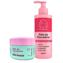 Kit Sabonete e Creme Hidratante Facial Pele de Porcelana Kokeshi o Milagre do Arroz Kit Sabonete e Creme Hidratante Facial Pele de Porcelana Kokeshi o Milagre do Arroz