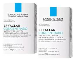 Kit Sabonete Effaclar Concentrado La Roche 70g - 2 Unidades