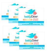 Kit Sabonete Em Barra Baby Dove Hidratação Enriquecida 75g - 6 Unidades