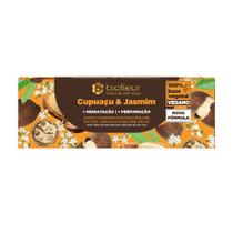 Kit Sabonete em Barra Biofleur Perfumado Cupuaçu e Jasmim 3x80g