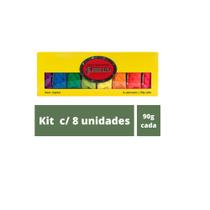 Kit Sabonete em Barra de Glicerina Phebo Amarelo - 8 unidades 90g