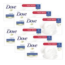 Kit Sabonete Em Barra Dove Branco Original - 36 Unidades 90g
