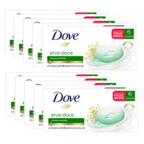 Kit Sabonete Em Barra Dove Erva-Doce E Camomila 90g 6 Sabonetes - Com 10 Unidades
