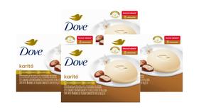 Kit Sabonete em Barra Dove Karite Hidratação 32 unidades 90g