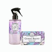 Kit Sabonete em Barra e Home Spray Lavanda Vanilla Giorno