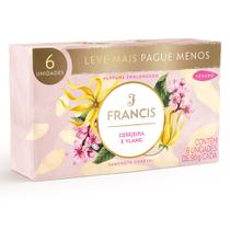 Kit Sabonete Em Barra Francis Cerejeira E Ylang 90g - 6 Unidades