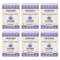 Kit Sabonete em Barra Granado de Glicerina Lavanda 90g Terrapeutics 06 unidades