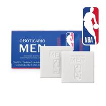 Kit Sabonete Em Barra Men NBA 2x90g - Oboticario Kit Sabonete Em Barra Men NBA 2x90g - Oboticario
