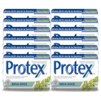 Kit Sabonete em Barra Protex Erva Doce 85g com 12 unidades