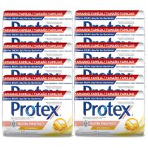 Kit Sabonete em Barra Protex Nutri Protect Vitamina E 125g com 12 unidades