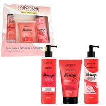 Kit Sabonete, Esfoliante e Hidratante Morango Corpo E Rosto Laborene Kit Sabonete, Esfoliante e Hidratante Morango Corpo E Rosto Laborene