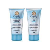 Kit Sabonete + Esfoliante Facial Castilla Ácido Hialurônico 100mL Limpeza, Hidratação Viço Diário