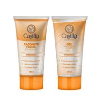 Kit Sabonete + Esfoliante Facial Castilla Vitamina C 100mL Limpeza, Hidratação e Renovação da Pele Kit Sabonete + Esfoliante Facial Castilla Vitamina C 100mL Limpeza, Hidratação e Renovação da Pele