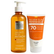 Kit Sabonete Facial Antiacne + Protetor Solar Corporal Kit Sabonete Facial Antiacne + Protetor Solar Corporal