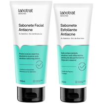 Kit Sabonete Facial + Esfoliante Antiacne Liquido Labotrat Dermo Skin Care Ação Secativa Rosto Kit Sabonete Facial + Esfoliante Antiacne Liquido Labotrat Dermo Skin Care Ação Secativa Rosto