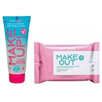 Kit Sabonete Facial Lenço Demaquilante Make Up/Out Dermachem