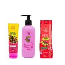 Kit Sabonete Facial Sabonete Íntimo Hidratante Corporal