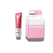 kit Sabonete Facila Creme Hidratante Rosto Creamy Skincare