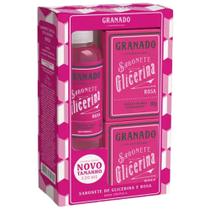 Kit Sabonete Glicerina Rosa