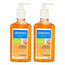 Kit Sabonete Granado Camomila Líquido de Glicerina Bebê 250ml 02 unidades