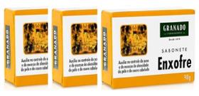 Kit Sabonete Granado Enxofre 90g 3 Caixa Oferta Acne Cravos