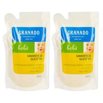 Kit Sabonete Granado Líquido de Glicerina Bebê Tradicional 250ml Refil 2 unidades