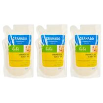 Kit Sabonete Granado Líquido de Glicerina Bebê Tradicional 250ml Refil 3 unidades