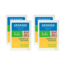 Kit Sabonete Infantil Granado Glicerinado 90g c/4un