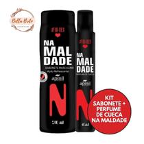 KIT SABONETE ÍNTIMO 210ml E PERFUME DE CUECA 40ml NA MALDADE