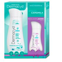 Kit Sabonete Íntimo Dermacyd Femina 200ml + Sabonete Delicata Jasmim 100ml