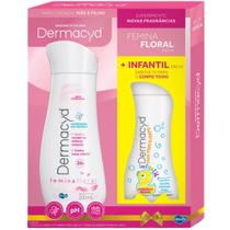 Kit Sabonete Íntimo Dermacyd Femina 200ml + Sabonete Infantil Todo o Corpo 100ml Kit Sabonete Íntimo Dermacyd Femina 200ml + Sabonete Infantil Todo o Corpo 100ml
