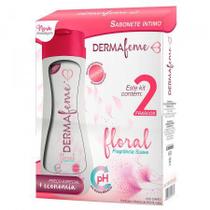 Kit sabonete íntimo dermafeme floral 200ml cada - 2 unidades Kit sabonete íntimo dermafeme floral 200ml cada - 2 unidades