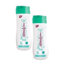 KIT SABONETE ÍNTIMO DERMAFEME FRESH 2UN 200ml - Cimed KIT SABONETE ÍNTIMO DERMAFEME FRESH 2UN 200ml - Cimed