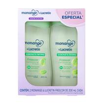 Kit Sabonete Íntimo Monange E Lucretin Frescor 200ml- 2 Unidades