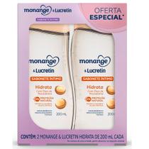 Kit Sabonete Íntimo Monange E Lucretin Hidrata 200ml - 2 Unidades