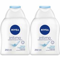 Kit Sabonete Íntimo Nívea Fresh Comfort Aloe Vera - 2 unidades Kit Sabonete Íntimo Nívea Fresh Comfort Aloe Vera - 2 unidades