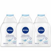Kit Sabonete Íntimo Nívea Fresh Comfort Aloe Vera - 3 unidades